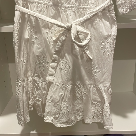 Eyelet Ruffle Hem Dress - Picture 3 of 4